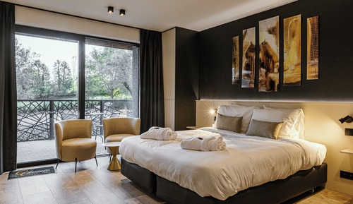 Premium-Zimmer, 1 Schlafzimmer, Whirlpool, Gartenblick