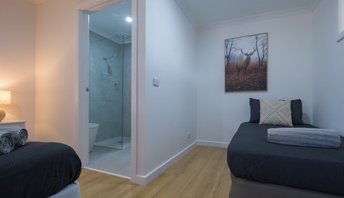 Comfort-Studiosuite, Blick auf den Innenhof