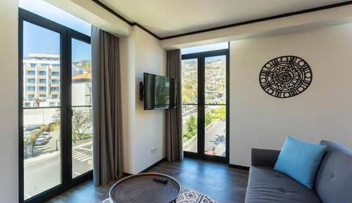 Familienstudio, 1 Doppelbett und Schlafsofa