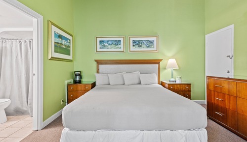 Zimmer, 1 King-Bett, Balkon, Gartenblick (Oceanfront Inn Room #11)