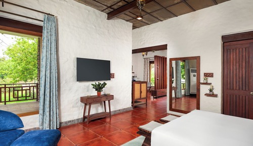Luxury-Villa, Balkon, Flussblick
