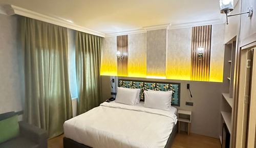 Deluxe-Doppel- oder -Zweibettzimmer, Stadtblick