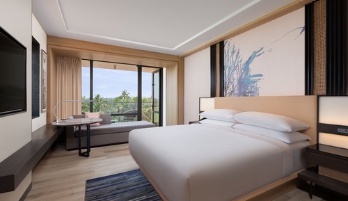 Deluxe-Zimmer, 1 King-Bett, Nichtraucher, Stadtblick