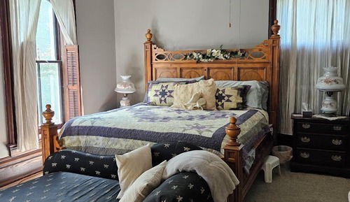 Zimmer, 1 King-Bett, Gartenblick