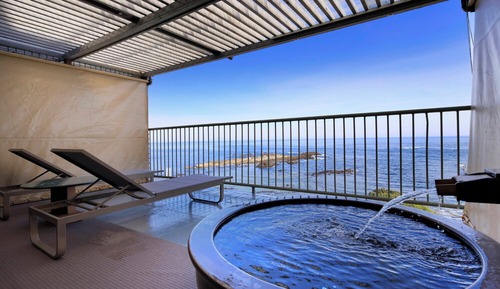 Presidential-Doppel- oder -Zweibettzimmer, Nichtraucher (303-305,Terrace and open-air bath)