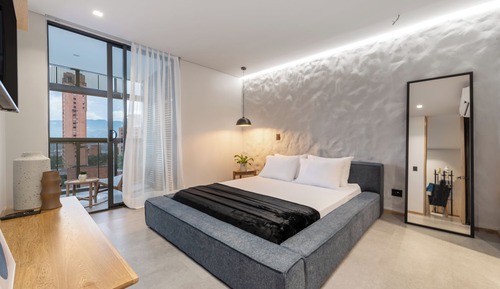 Deluxe-Apartment, Balkon, Stadtblick