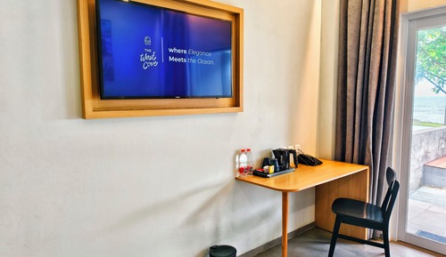 Deluxe-Doppel- oder -Zweibettzimmer, Strandblick