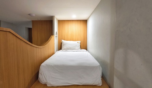 Familien-Doppel- oder -Zweibettzimmer, Gartenblick