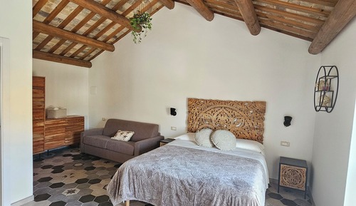 Vierbettzimmer, Blick auf den Innenhof