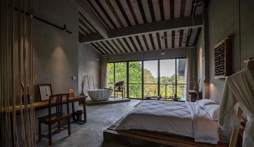 Design-Doppelzimmer, Bergblick
