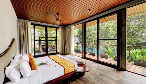 Presidential-Doppelzimmer, Balkon, Flussblick