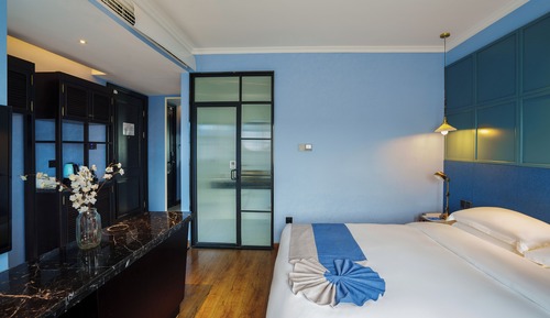 Design-Zimmer, Stadtblick