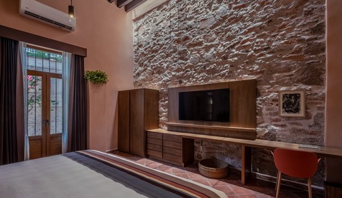 Luxury-Studiosuite, Blick auf den Innenhof