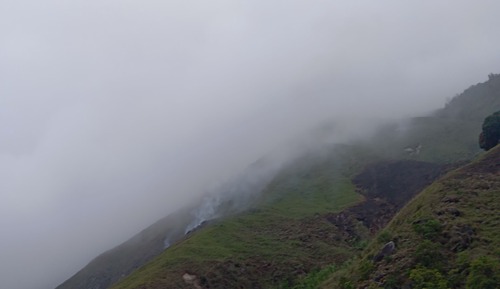 Economy-Ferienhütte, Bergblick