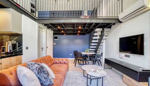 Luxury-Maisonette, Balkon, Stadtblick