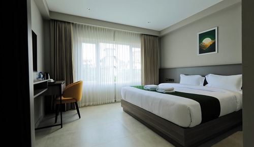 Premium-Zimmer, 1 King-Bett, Stadtblick