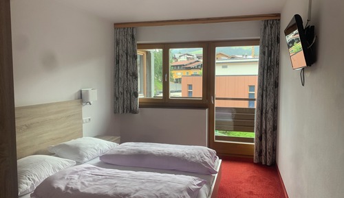 Familienapartment, Balkon, Bergblick