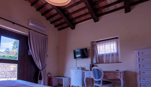 Premium-Vierbettzimmer, Blick auf die Anlage
