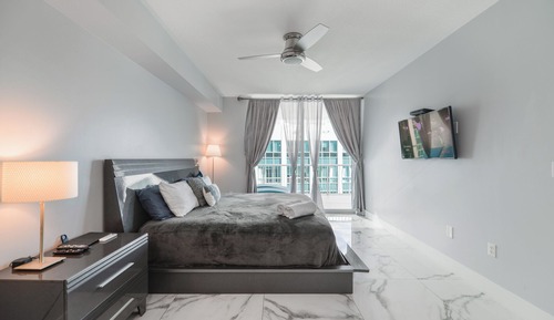 Luxury-Apartment, 1 Schlafzimmer, eingeschränkter Meerblick