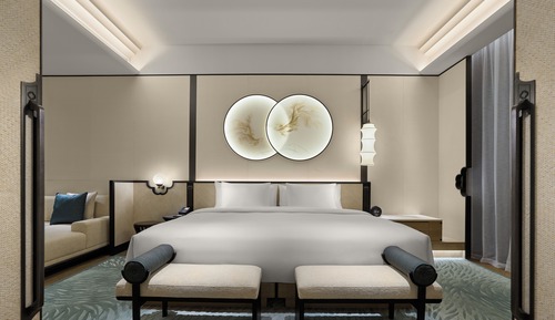 Zimmer, 1 King-Bett, Terrasse (Lagoon pool)