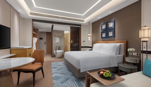 Elite-Doppelzimmer, Buchtblick