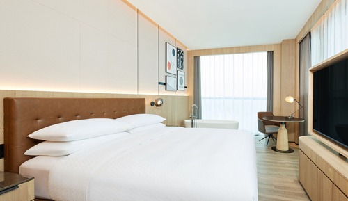 Superior-Zimmer, 1 King-Bett, Stadtblick
