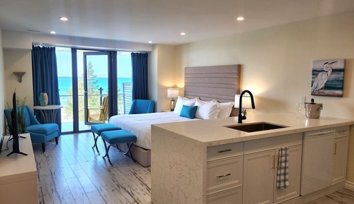 Studiosuite, 1 King-Bett, Strandblick