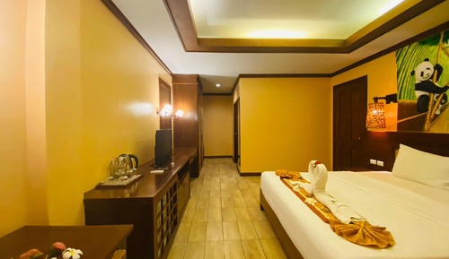 Familienzimmer, Nichtraucher, Gartenblick