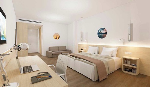Superior-Zweibettzimmer, Gartenblick