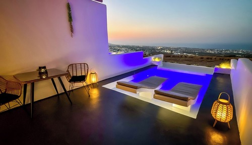 Luxury-Doppelzimmer, 1 King-Bett, eigener Pool, Meerseite