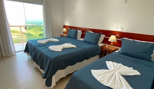 Comfort-Dreibettzimmer, Bergblick