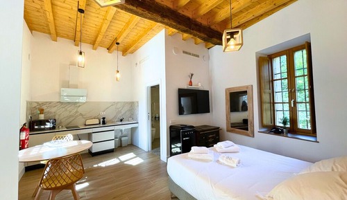Club-Studio, 1 Doppelbett, Flussblick