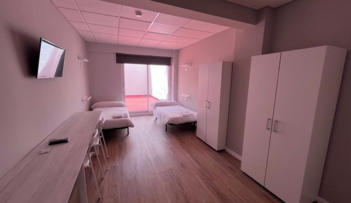 Basic-Doppelzimmer, 3 Einzelbetten, Balkon