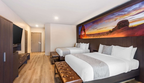 Zimmer, 2 Queen-Betten, barrierefrei, Nichtraucher