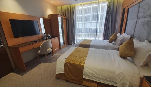 Standard-Doppel- oder -Zweibettzimmer, Stadtblick