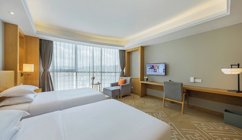 Superior-Zimmer, 2 Doppelbetten, Stadtblick