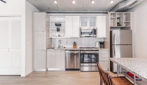 City-Apartment, Mehrere Betten, Stadtblick