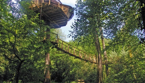Baumhaus, Gartenblick
