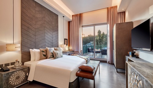 Premium-Zimmer, Terrasse, Bergblick (Premium Mountain View with Terrace)