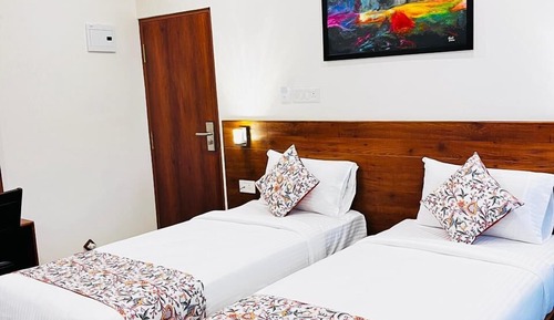 Deluxe-Doppel- oder -Zweibettzimmer, Stadtblick
