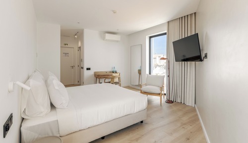 Standard-Doppelzimmer, Balkon, eingeschränkter Meerblick