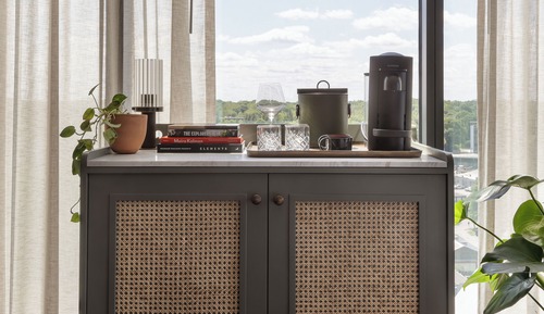 Zimmer, 1 King-Bett, barrierearm, Terrasse (Chamfered)