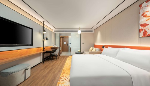 Zimmer, 1 King-Bett, barrierefrei