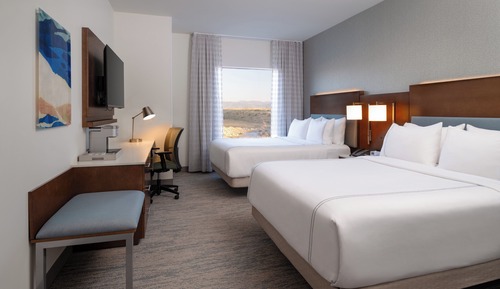 Premium-Zimmer, 2 Queen-Betten, Ausstattung für hörgeschädigte Menschen