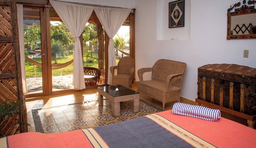 Standardzimmer, Gartenblick