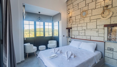 Deluxe-Doppelzimmer, Balkon, Gartenblick