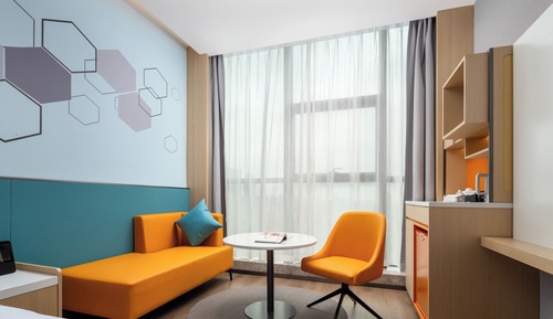 Zimmer, 1 King-Bett und Schlafsofa, Nichtraucher, Stadtblick