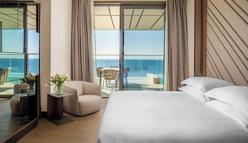 Deluxe-Apartment, 2 Schlafzimmer, eigener Pool, Meerblick