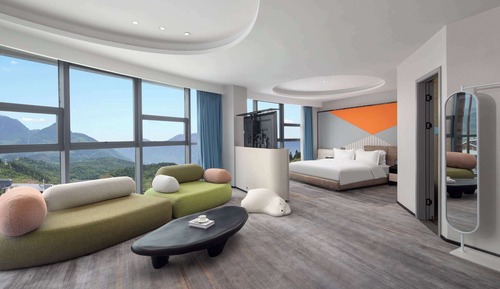 Suite, 1 King-Bett, Nichtraucher, Bergblick