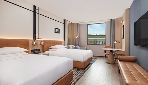 Deluxe-Zimmer, 2 Doppelbetten, Nichtraucher, Balkon